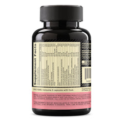 Optimum Nutrition botella abierta con cápsulas mostrando presentación y cantidad