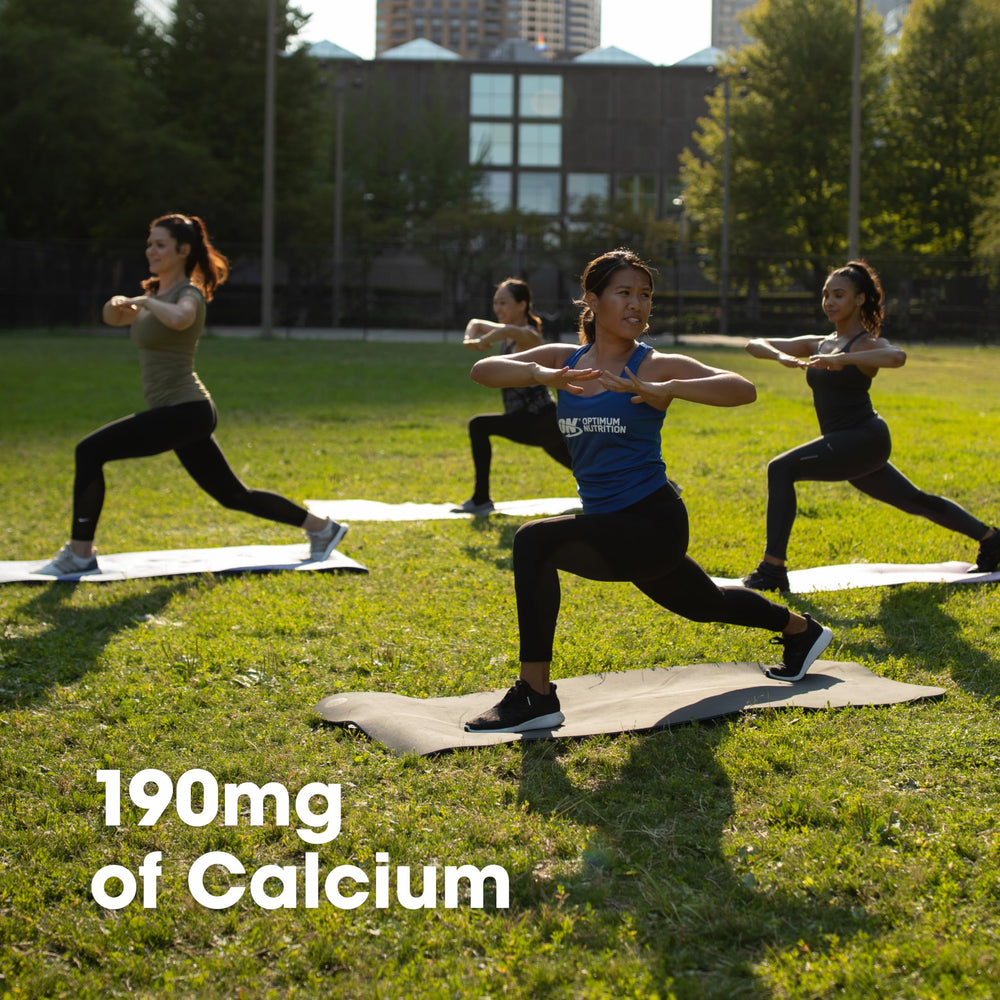 Optimum Nutrition cápsulas junto a desayuno para integración diaria