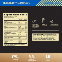 Optimum Nutrition polvo mezclado en shaker listo para beber