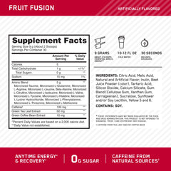 Optimum Nutrition textura del polvo que facilita mezcla y sabor