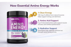 Optimum Nutrition textura del polvo claro para mezcla rápida y sin grumos