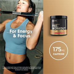 Optimum Nutrition polvo en cuchara que muestra textura fina y mezcla homogénea