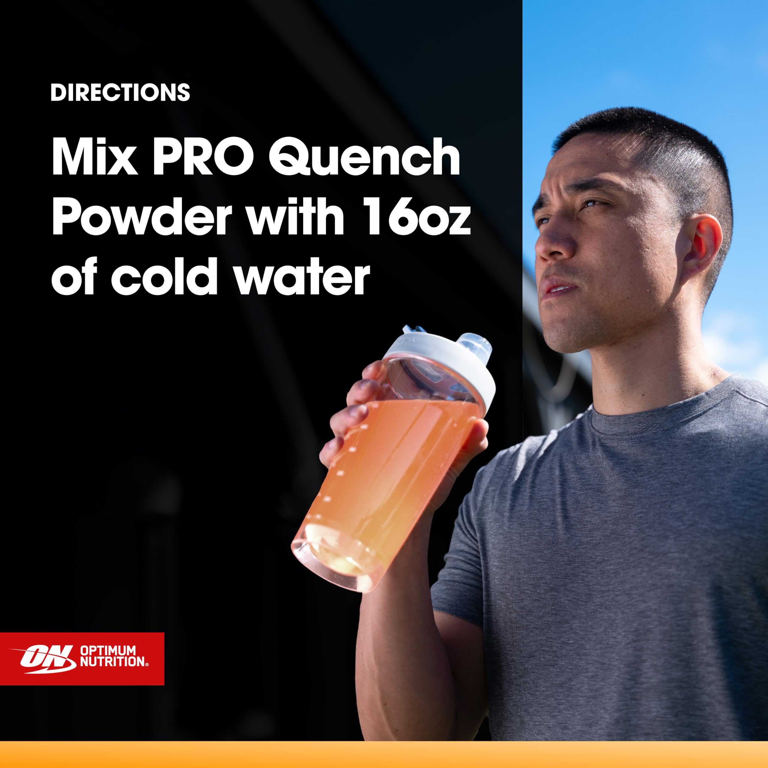 Optimum Nutrition etiqueta con información de proteínas y colágeno