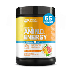 Envase Optimum Nutrition frente, sabor Sunkissed Citrus, refresco bajo en calorías