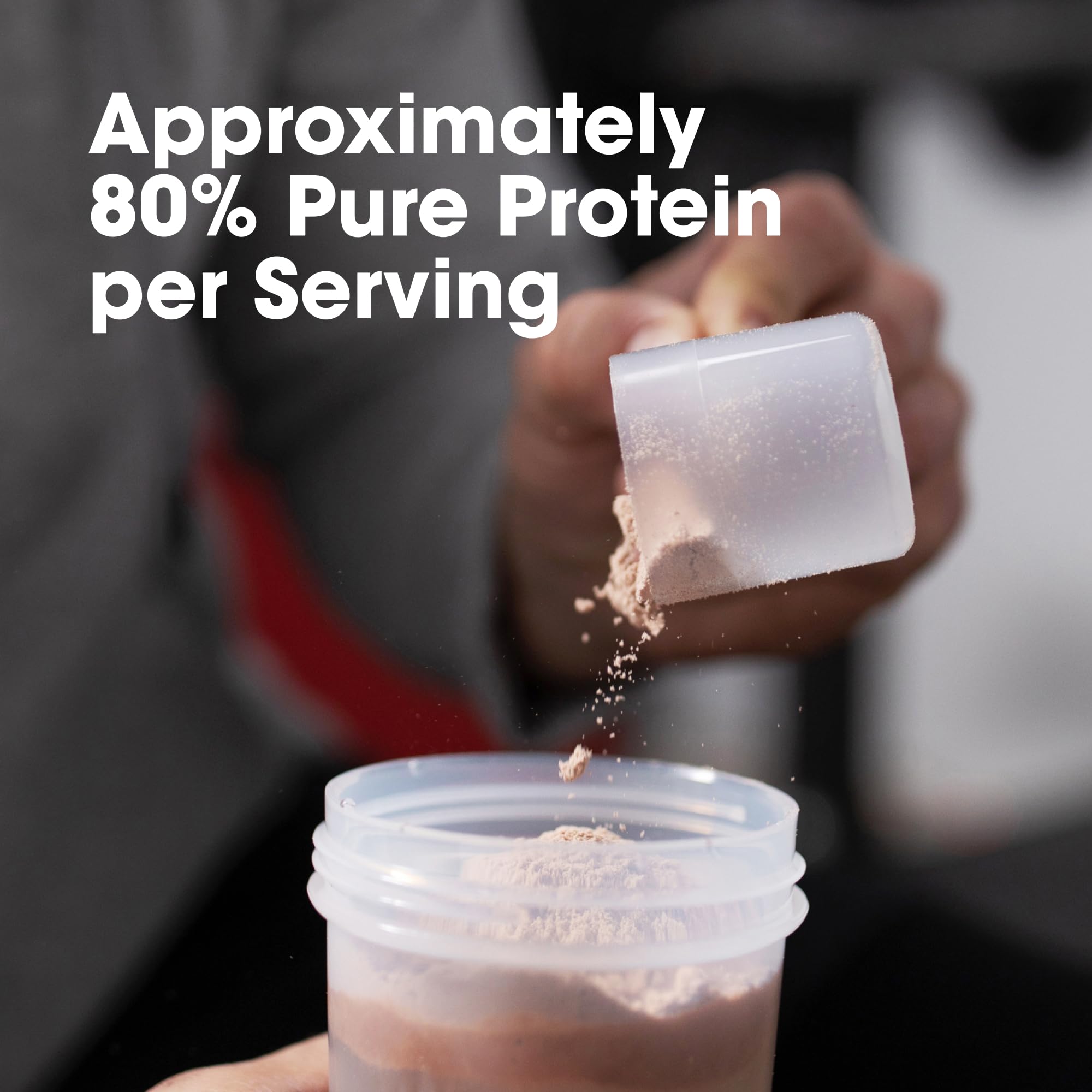 Optimum Nutrition panque proteico casero usando el polvo para añadir proteína