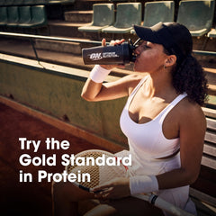 Optimum Nutrition sello de calidad de la marca que inspira confianza y respaldo