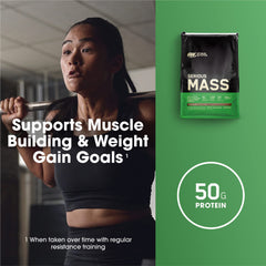 Optimum Nutrition batido servido en vaso listo para consumir tras entrenamiento
