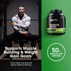 Optimum Nutrition batido servido en vaso como opción post-entreno rica en energía