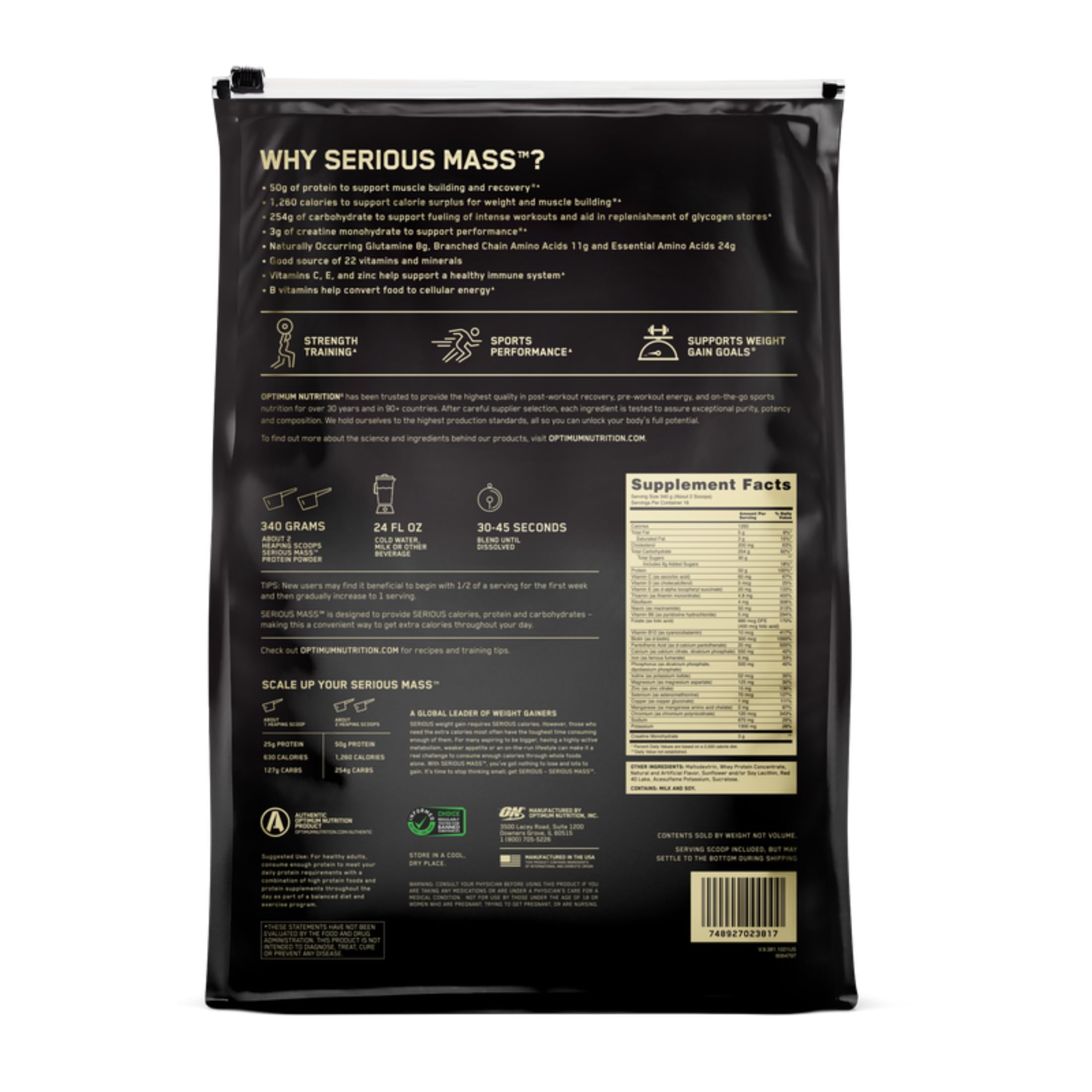 Optimum Nutrition batido en ambiente de gimnasio listo para recuperación