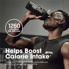 Optimum Nutrition batido con plátano y mantequilla de cacahuete añadido