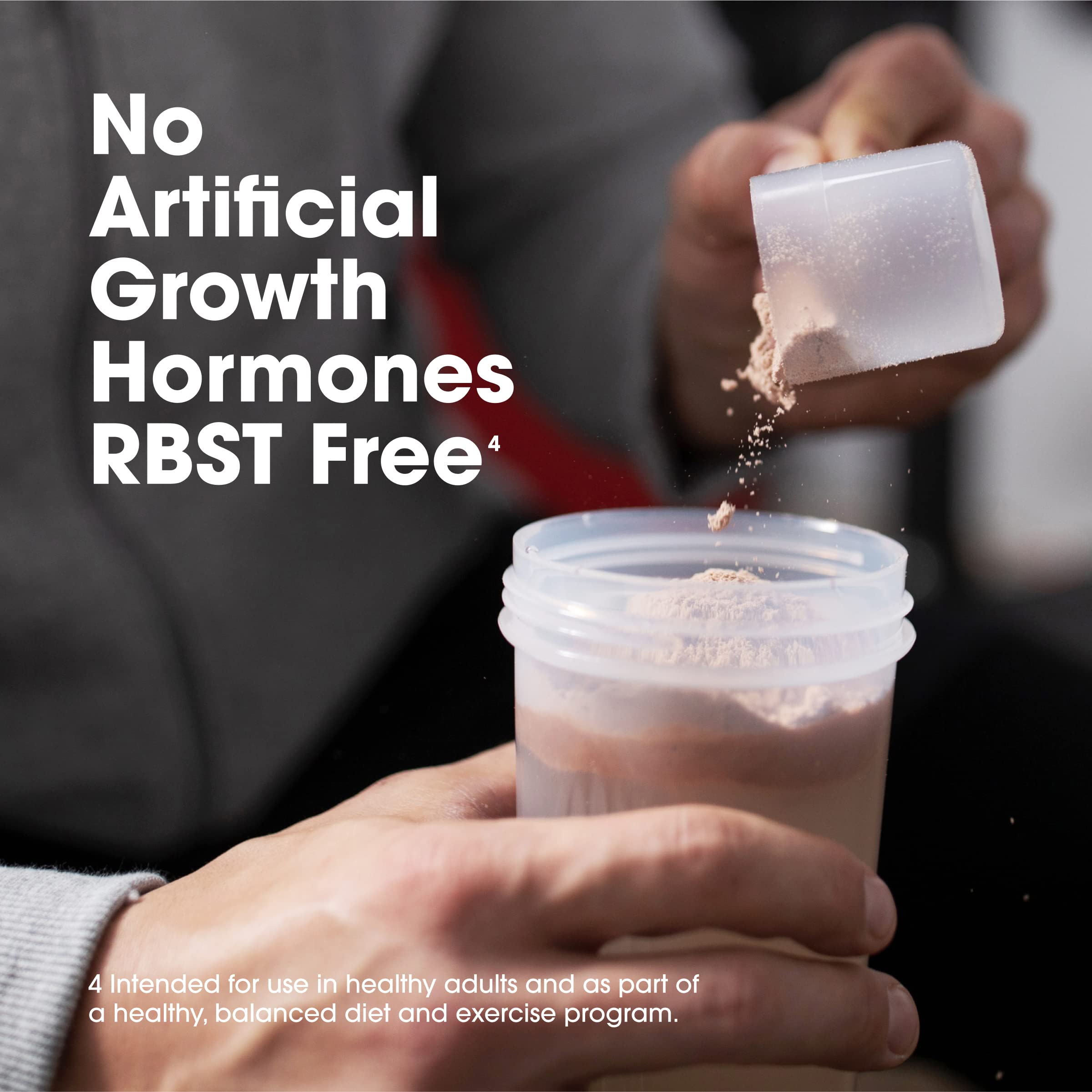 Optimum Nutrition etiqueta nutricional en primer plano, transparencia de ingredientes