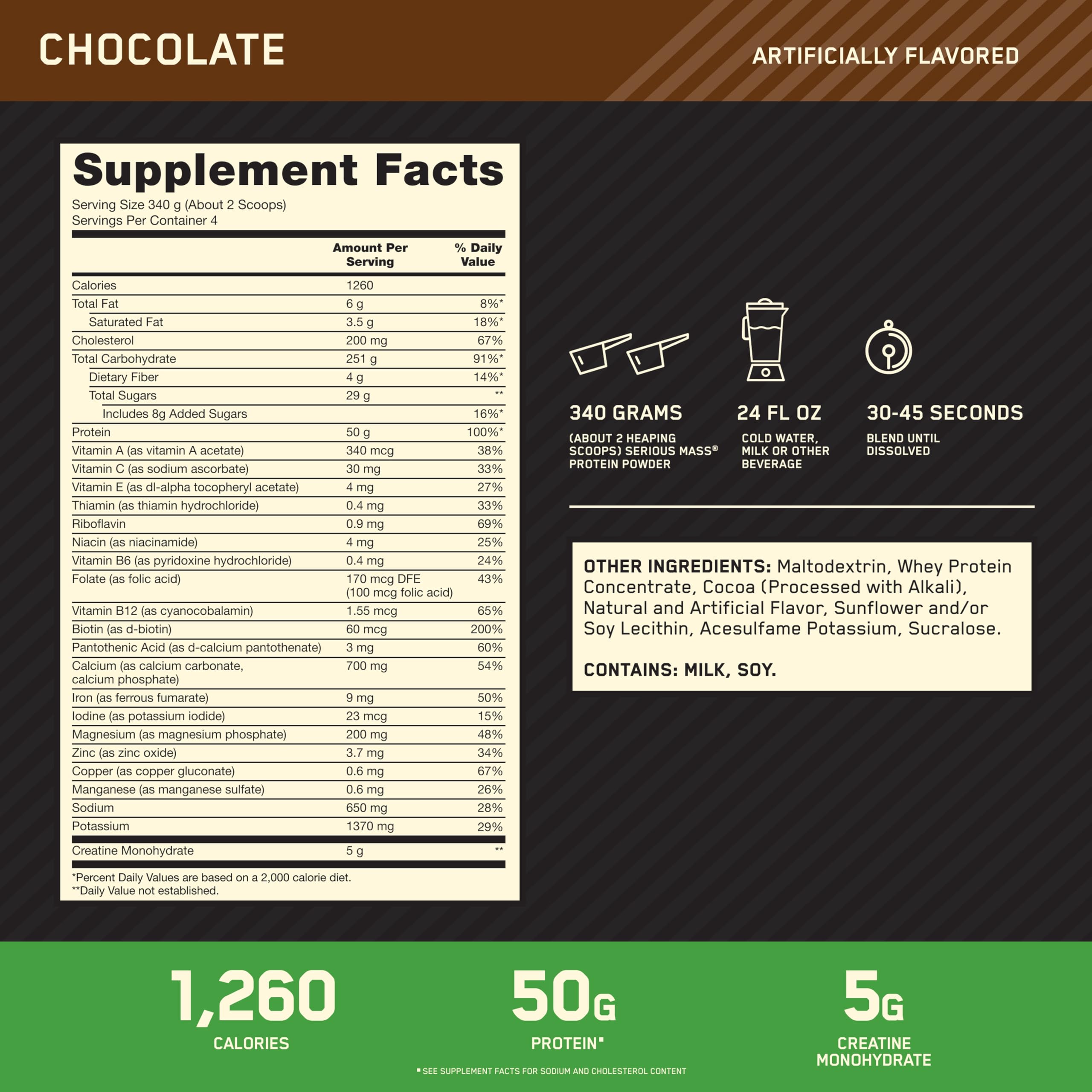 Optimum Nutrition textura del polvo fina para mezclas fáciles