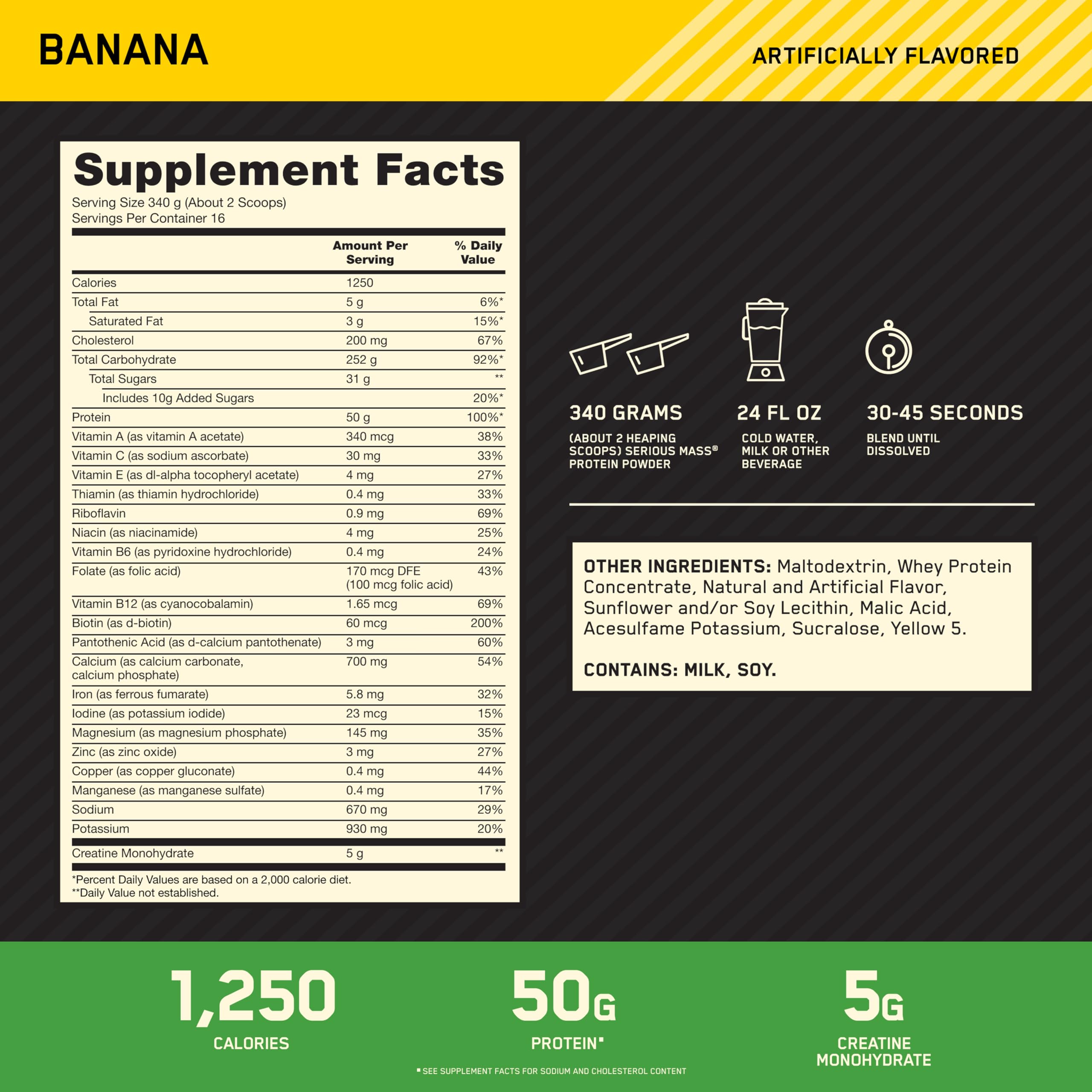 Optimum Nutrition textura del polvo en primer plano para mezcla suave y cremosa