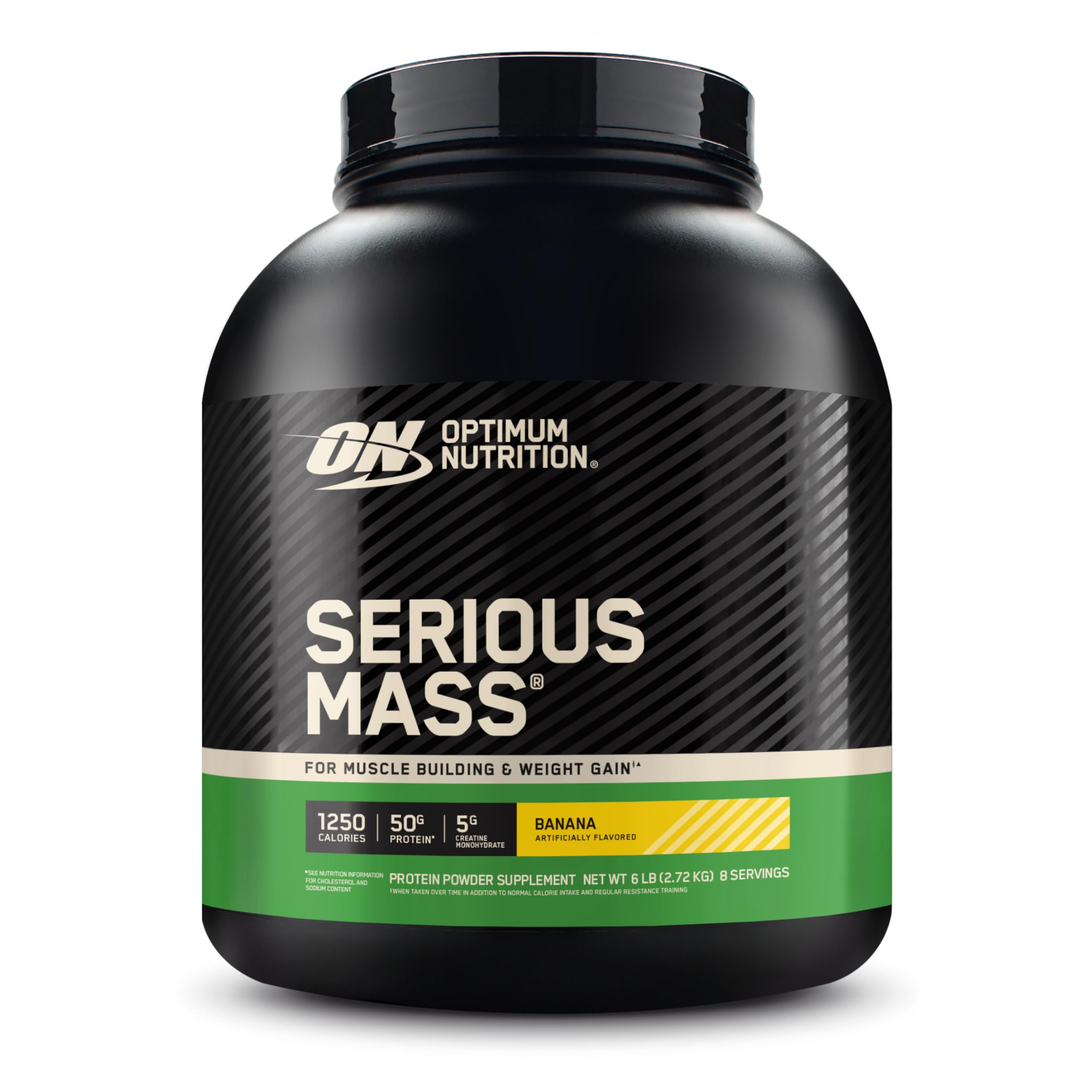 Optimum Nutrition batido junto a pesas representando uso tras entrenamiento
