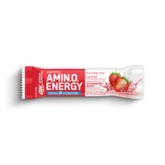 Optimum Nutrition bebida Strawberry Burst sobre escritorio para energía en oficina