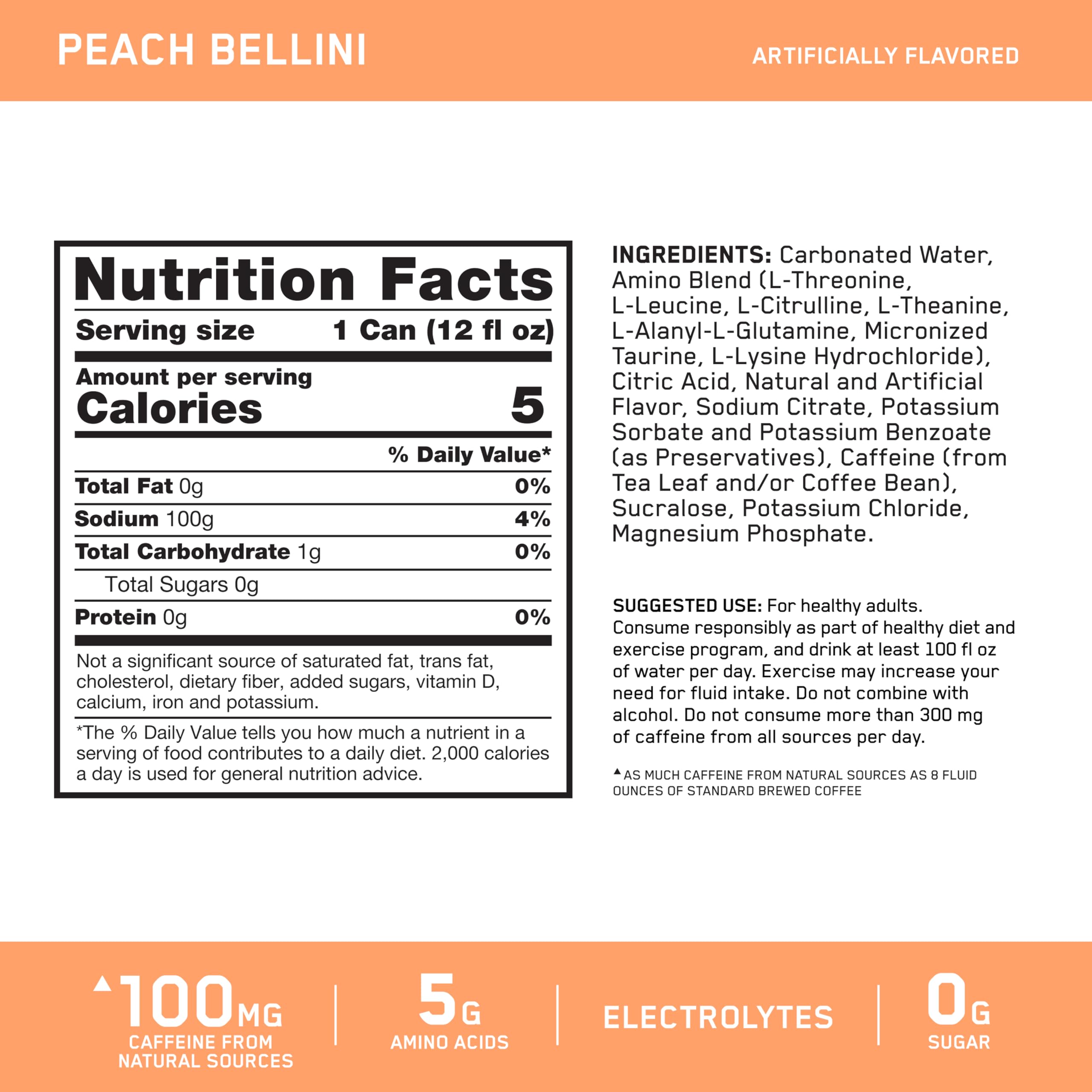Optimum Nutrition burbujas y textura efervescente que refrescan tras entrenar