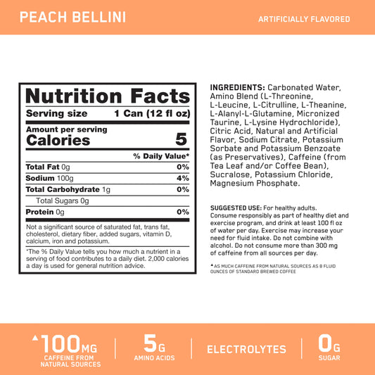 Optimum Nutrition burbujas y textura efervescente que refrescan tras entrenar