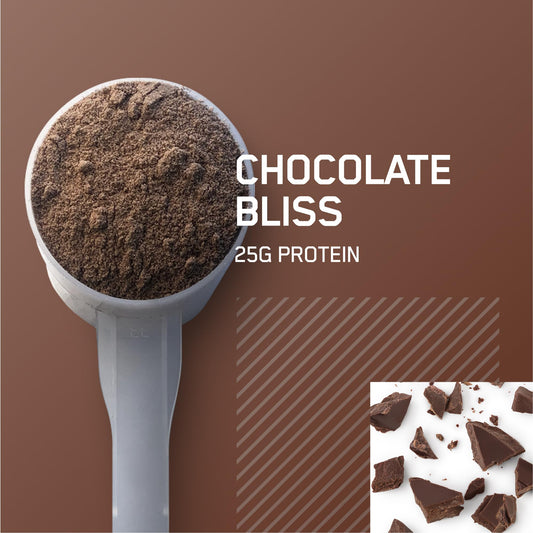 Textura fina del polvo Gold Standard Isolate Optimum Nutrition para fácil mezcla