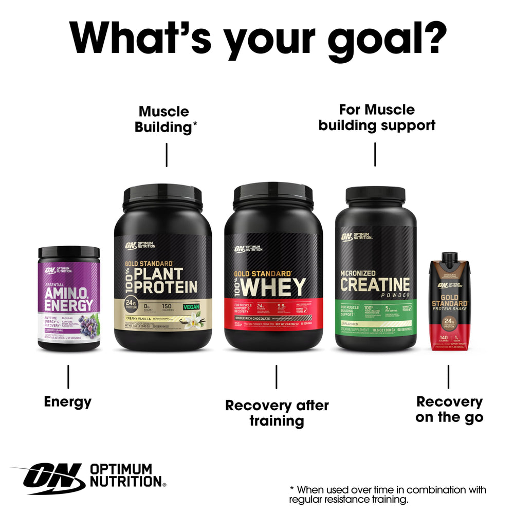 Optimum Nutrition bebida por la mañana para concentración y energía