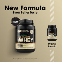 Optimum Nutrition batido de vainilla en vaso listo para recuperación postentreno