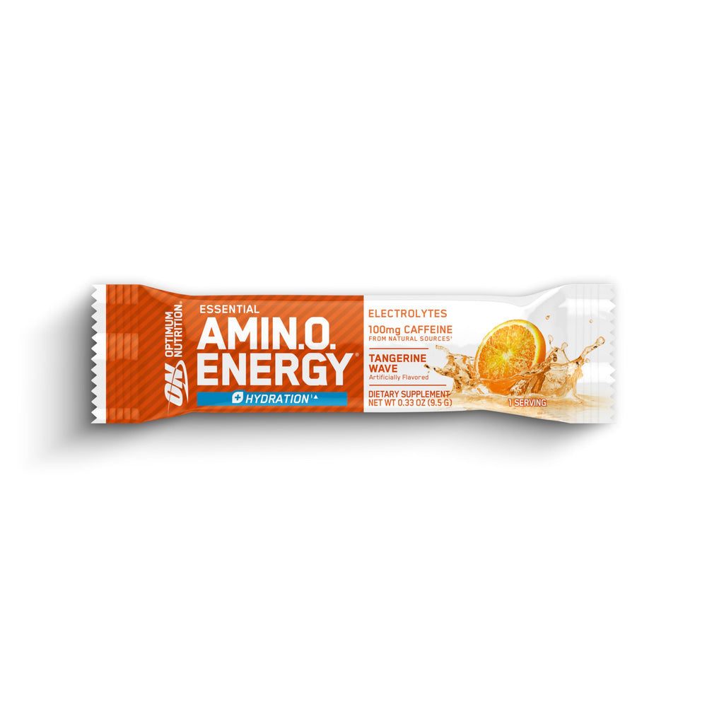Optimum Nutrition varios sobres alineados resaltando formato individual para llevar