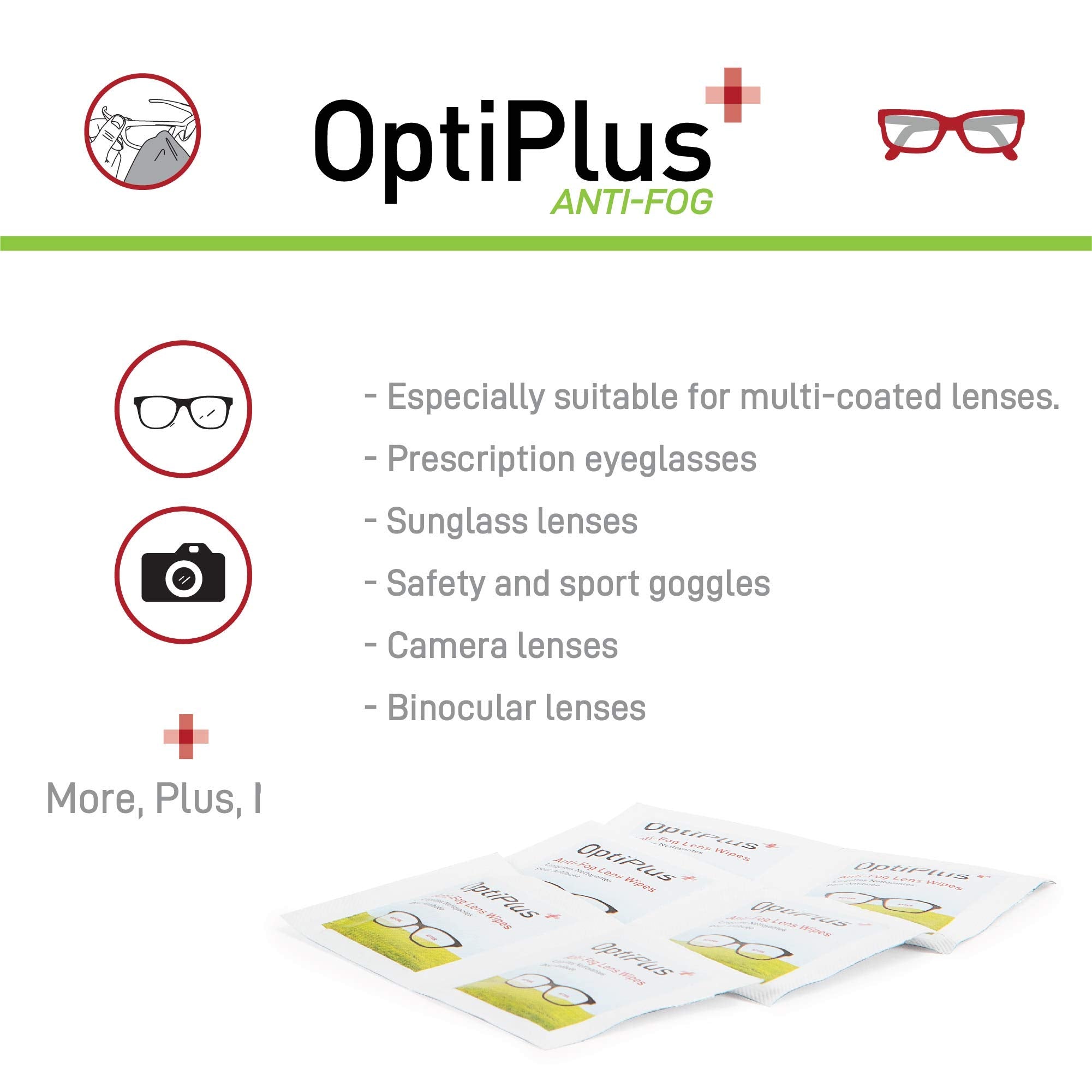 OptiPlus detalle del borde de lente protege recubrimientos delicados