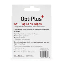 OptiPlus limpiando gafas de lectura mantiene visibilidad clara