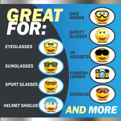 OptiSource Fog Free Plus aplicado en gafas de sol para visión clara