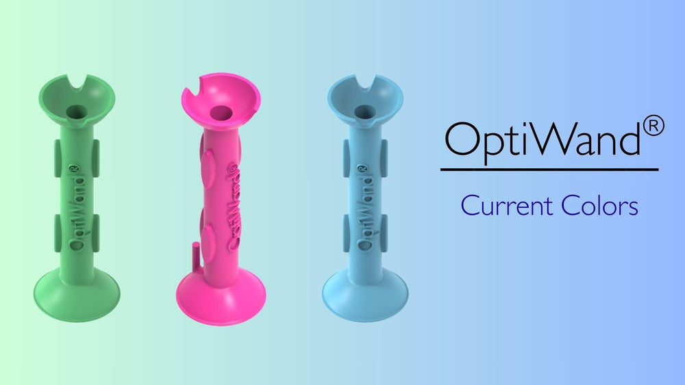 Contenido del paquete OptiWand mostrando las dos unidades incluidas