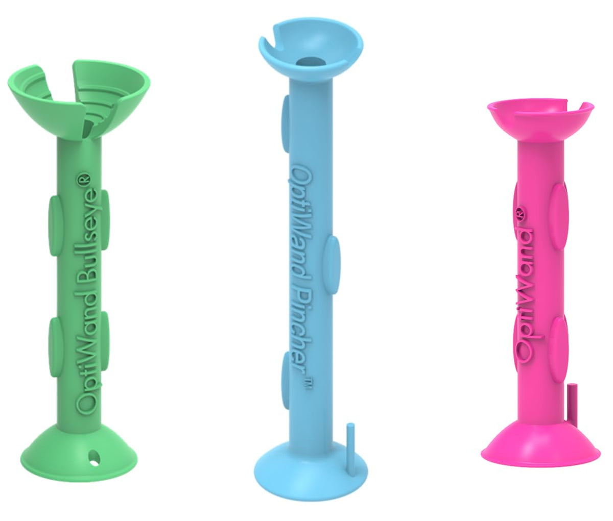 OptiWand pack frontal mostrando todas las herramientas y ventaja de variedad