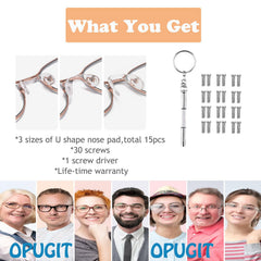 OPUGIT estilo de vida: usuario ajustando gafas, comodidad durante todo el día