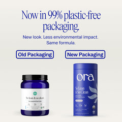 Ora Organic textura del polvo cremosa y fina para mezcla rápida y sin grumos