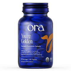 Ora Organic frasco principal mostrando diseño y beneficio de pureza