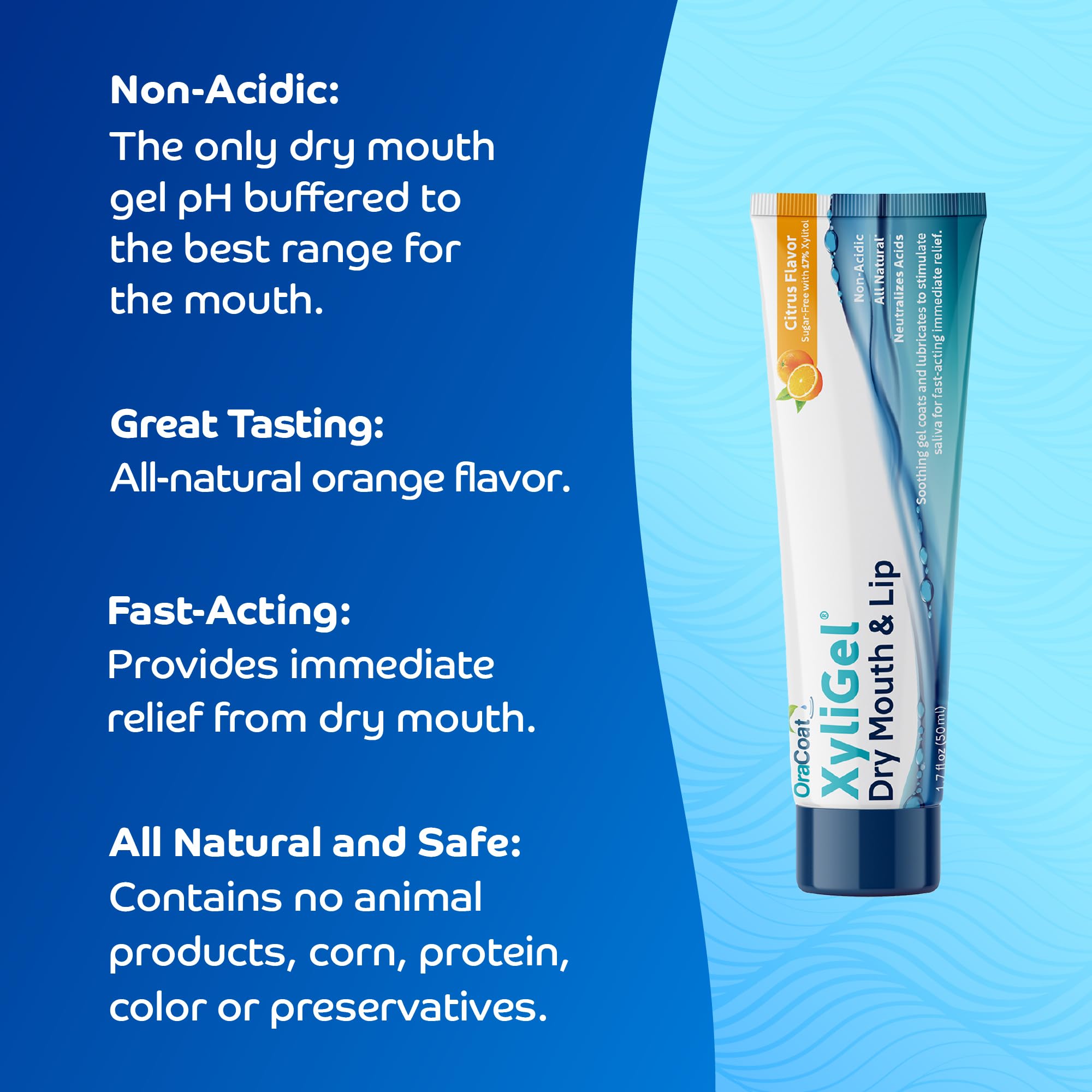 Oracoat XyliGel aplicación directa en labios para alivio y protección