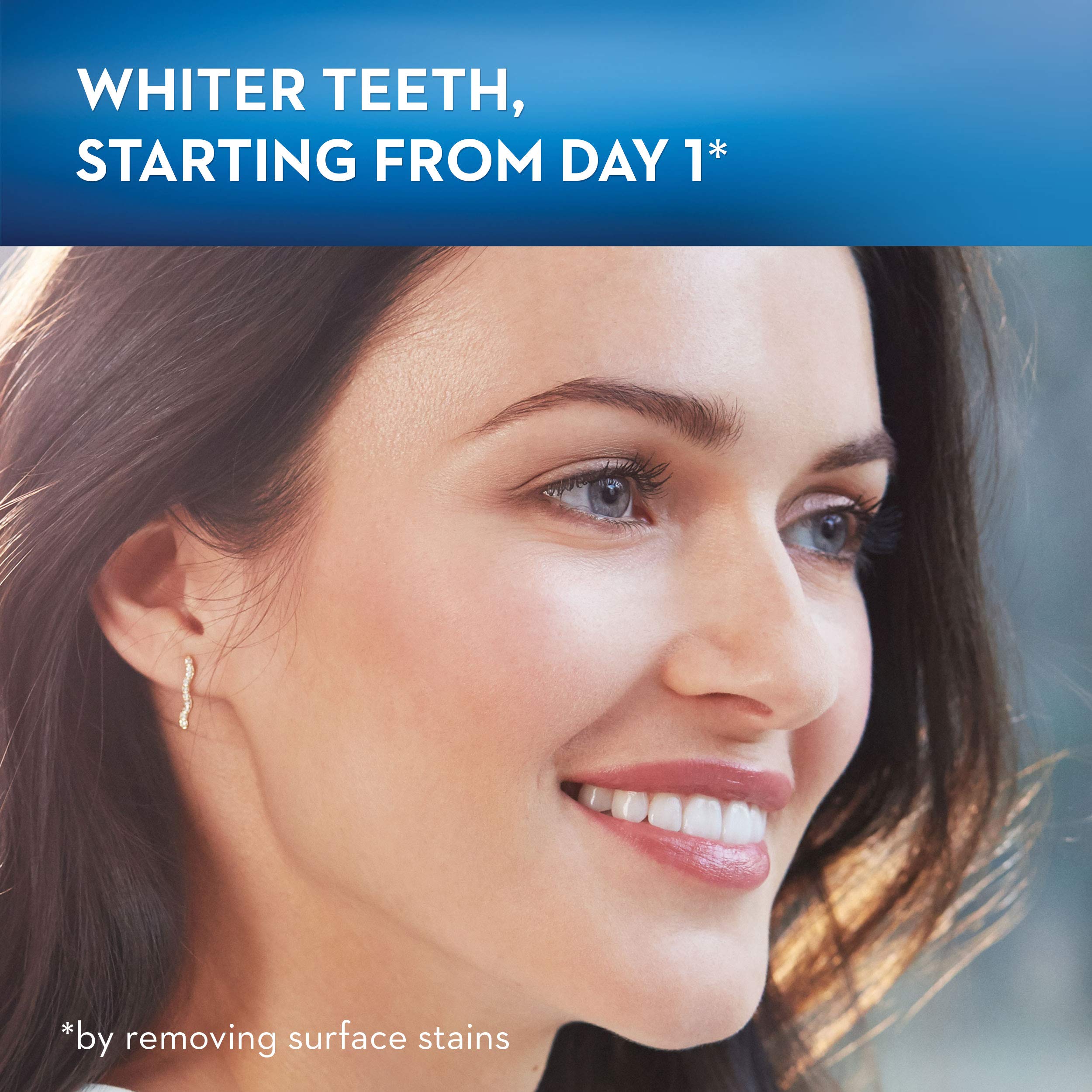 Oral-B cerdas en primer plano con disposición para mejor cobertura dental