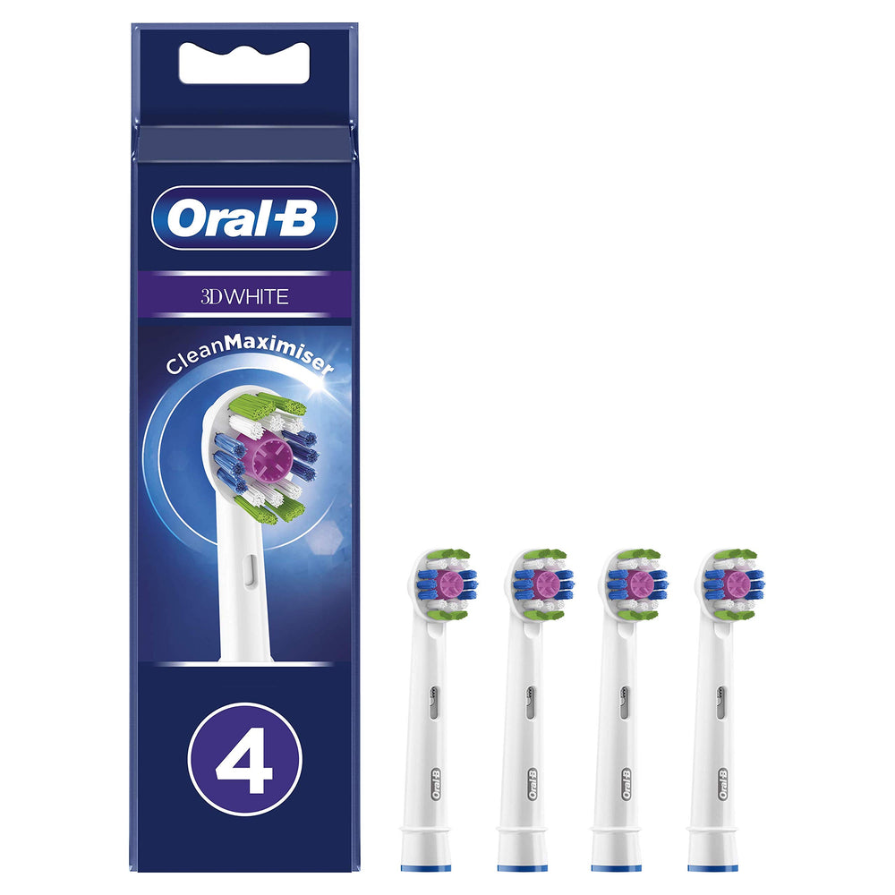 Oral-B cabezal frontal pack de 4 mostrando ahorro y reposición