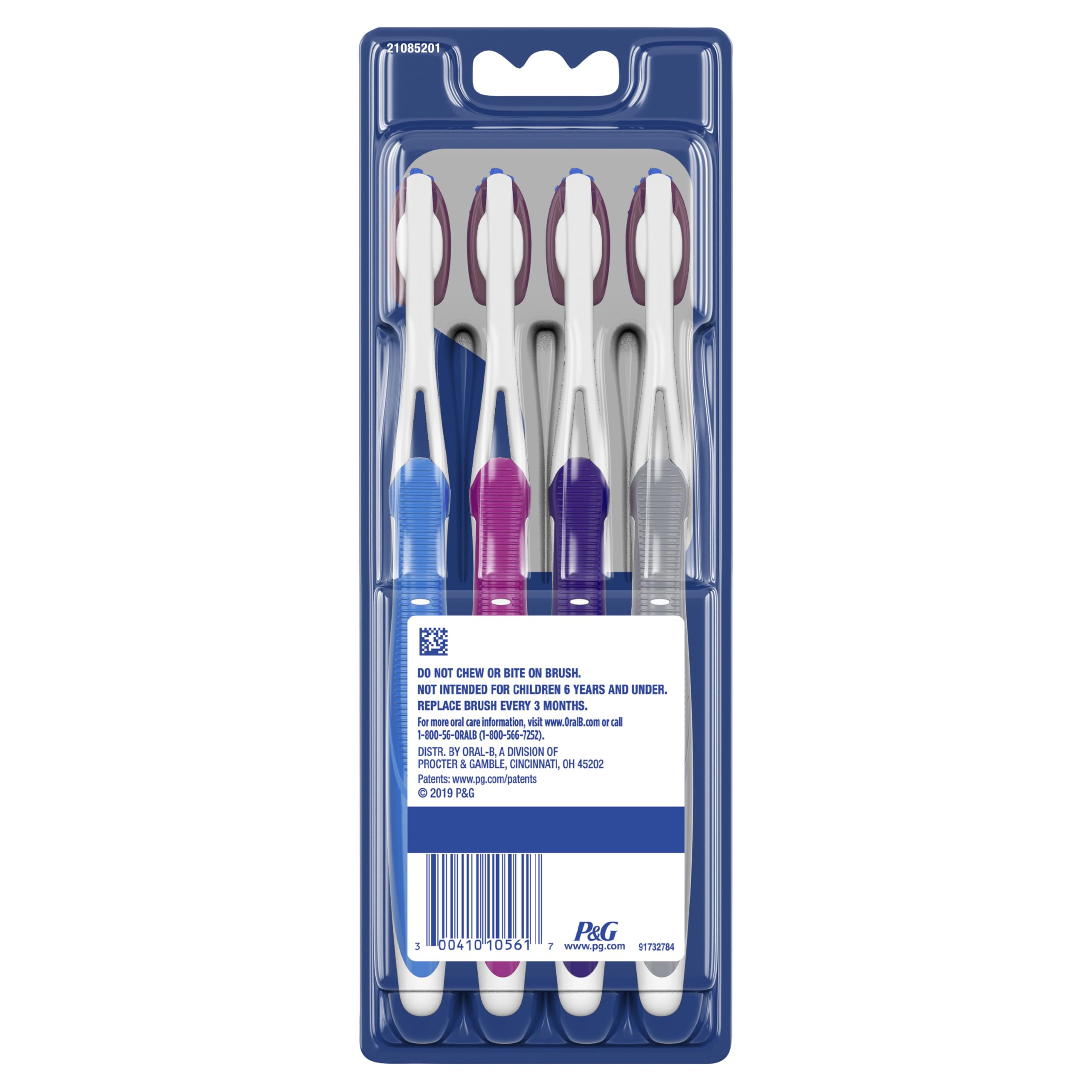 Oral-B paquete de cuatro unidades ideal para uso familiar