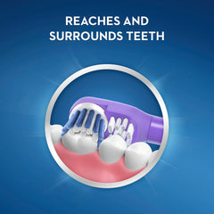 Oral-B app Disney MagicTimer visible en tablet, fomenta el cepillado dos minutos