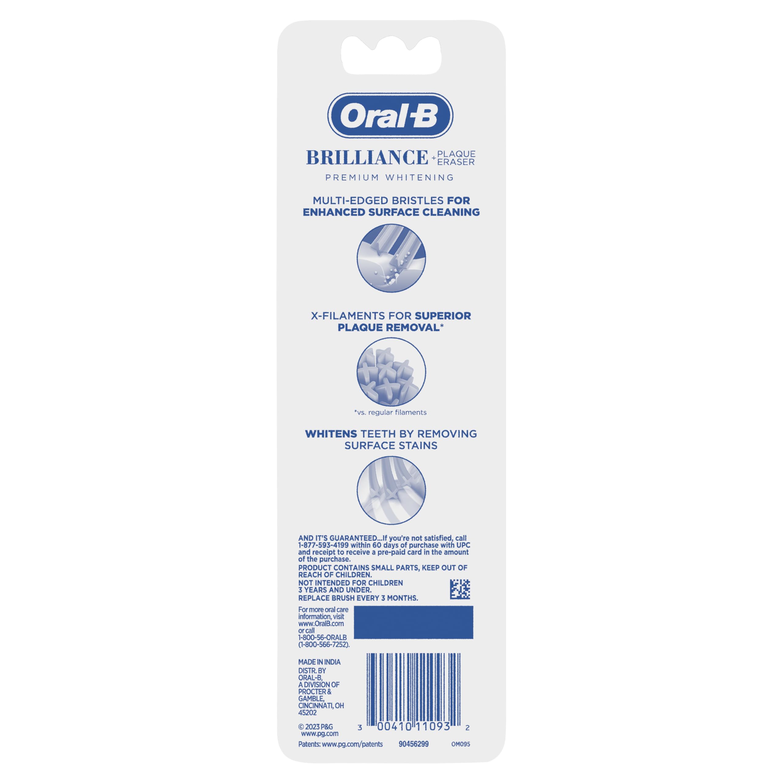 Oral-B mango ergonómico con agarre antideslizante para control al cepillar