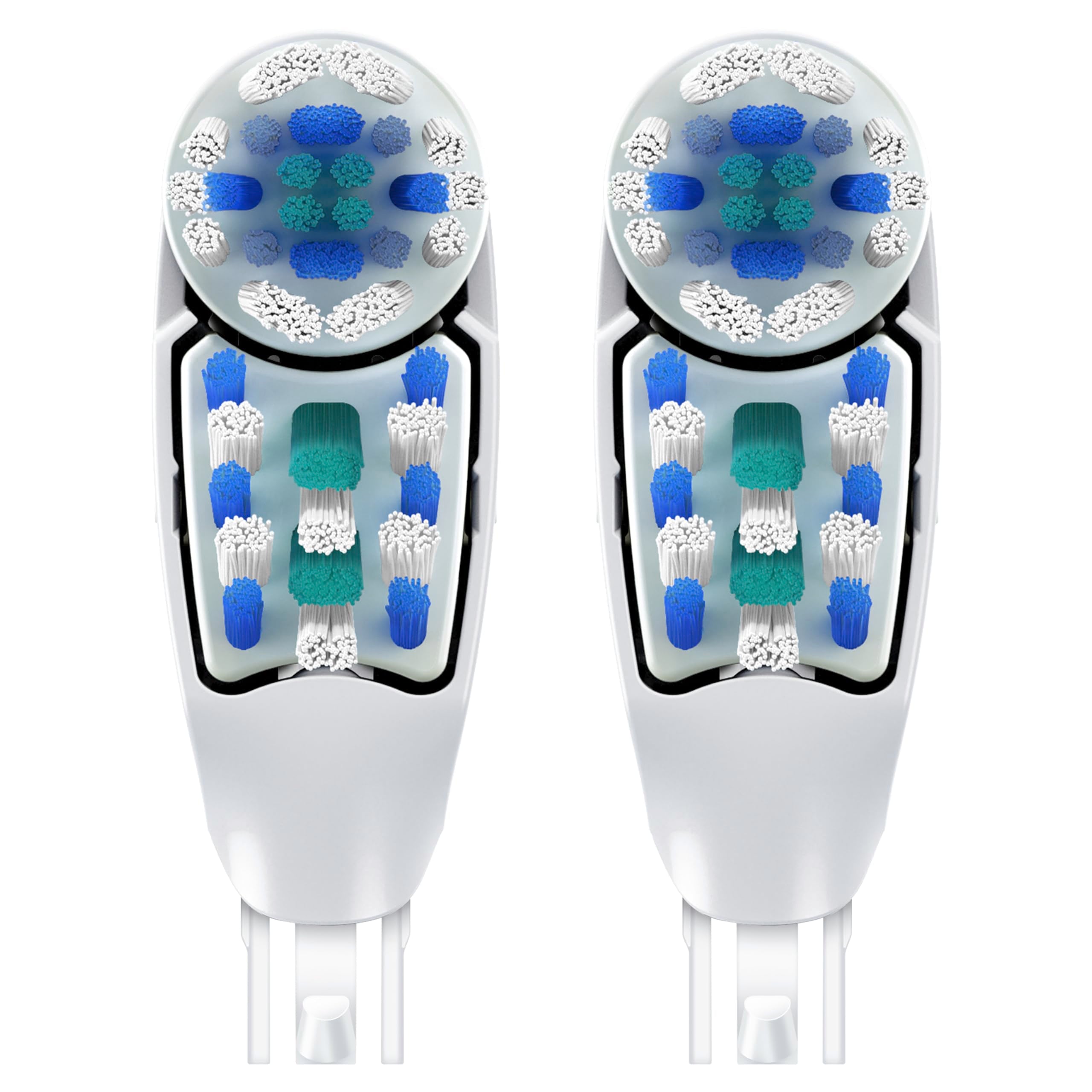 Oral-B detalle de cerdas CrissCross enfocadas para limpieza entre dientes