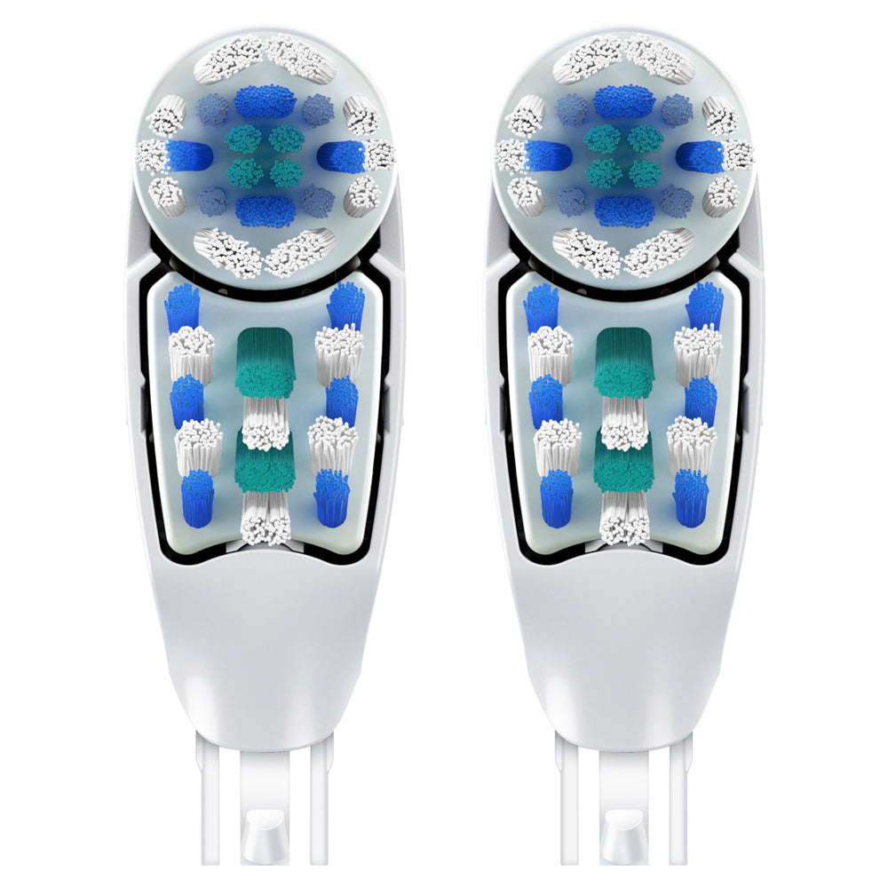 Oral-B detalle de cerdas CrissCross enfocadas para limpieza entre dientes