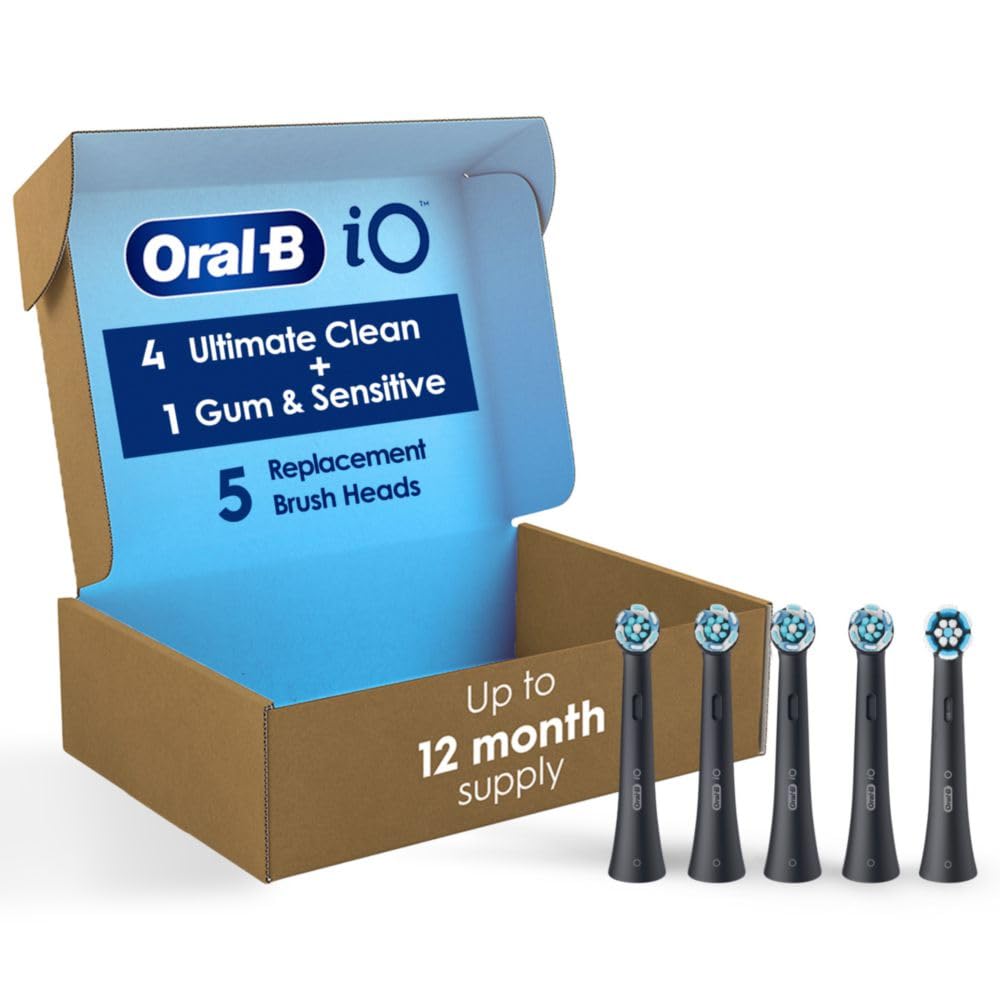 Oral-B vista frontal del paquete mostrando protección y recambios