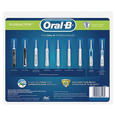 Oral-B cabezal montado en cepillo en uso para limpieza efectiva