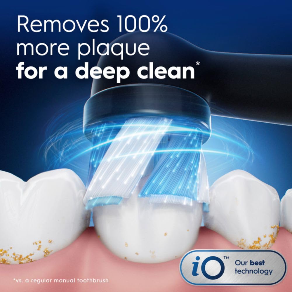 Oral-B cabezal montado en mango iO para rendimiento seguro