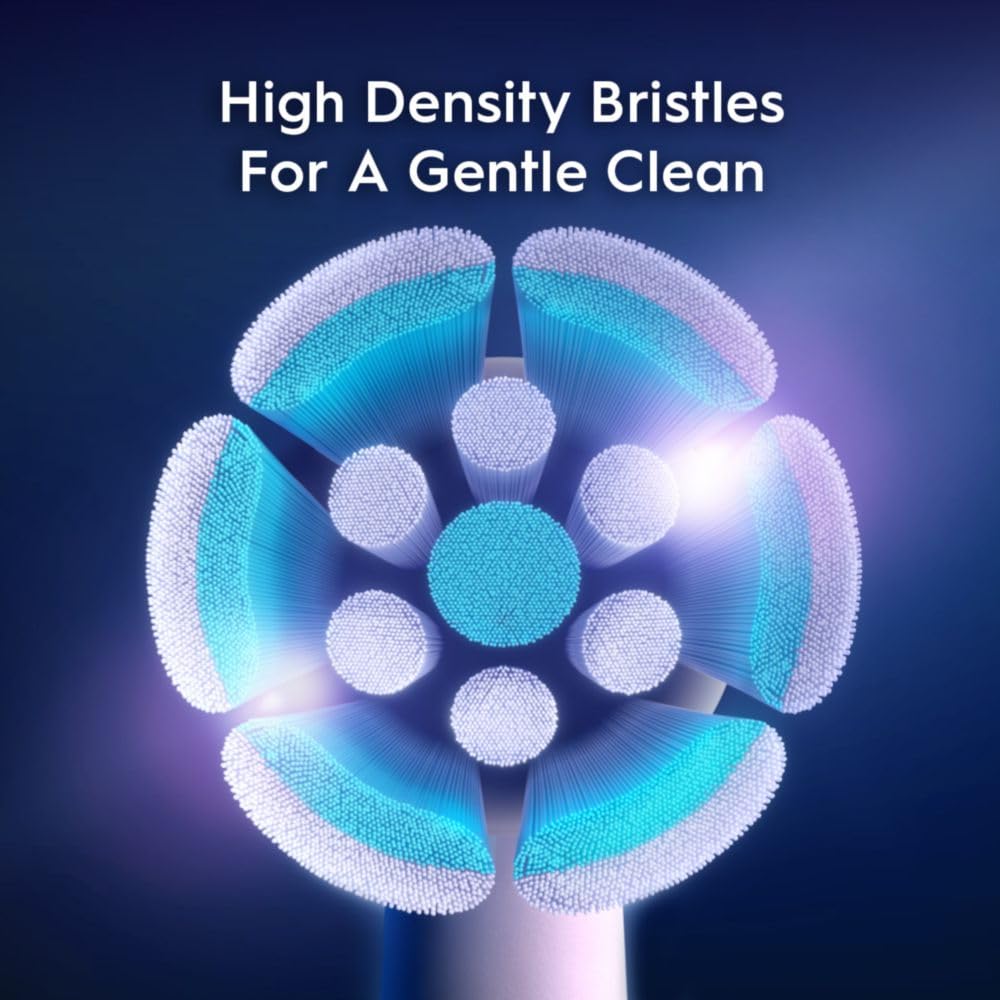 Oral-B etiqueta con cerdas que cambian de color para indicar reemplazo