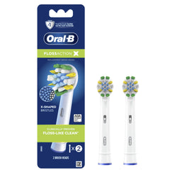 Oral-B cabezal frontal del pack 2 mostrando diseño redondo y precisión