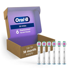 Oral-B cabezales frontales paquete seis, repuesto confiable