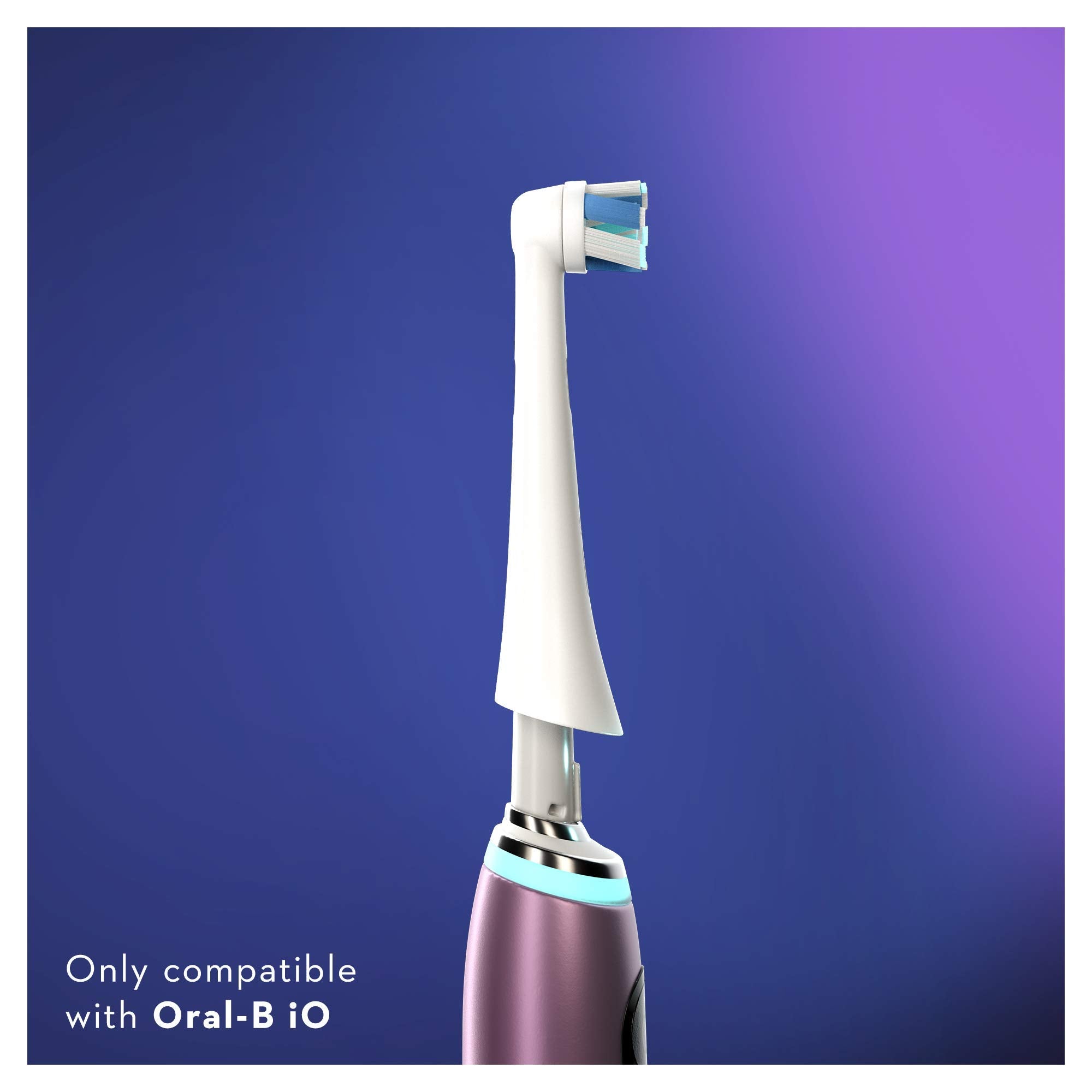 Oral-B vista lateral del cabezal, adaptabilidad a cada diente