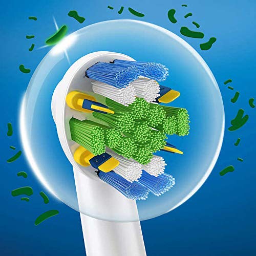 Oral-B vista lateral del cabezal mostrando tamaño compacto y precisión