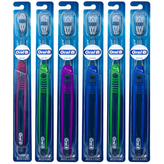 Oral-B cepillo frontal en su envase muestra paquete y utilidad